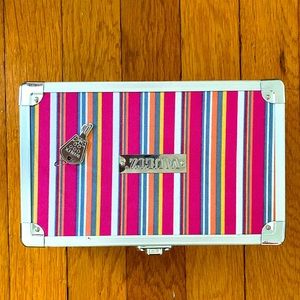 Striped Lock Box with key